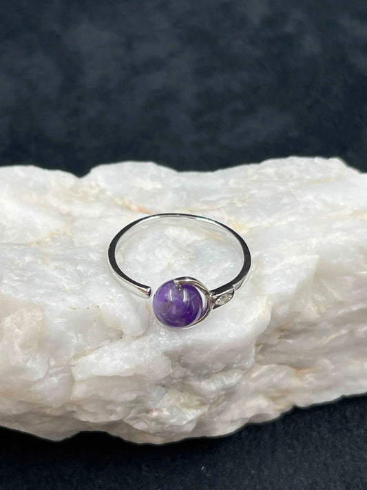 Bague Améthyste - BA-60 - Creations Natural Stone