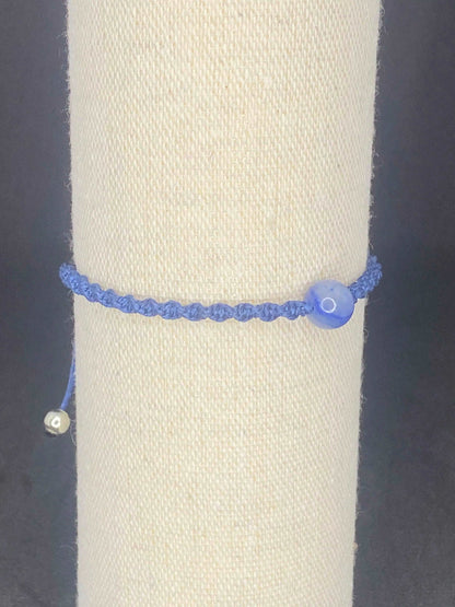 Bracelet bleu pierre aventurine bleu - BR-35 - Creations Natural Stone