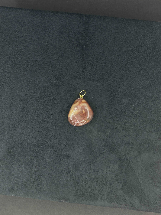 Pendentif pierre agate - PE-14 - Creations Natural Stone