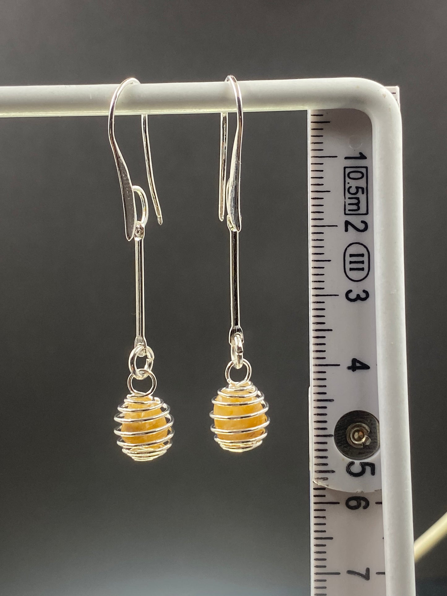 Boucles d’oreilles Citrine - BO-32 - Creations Natural Stone